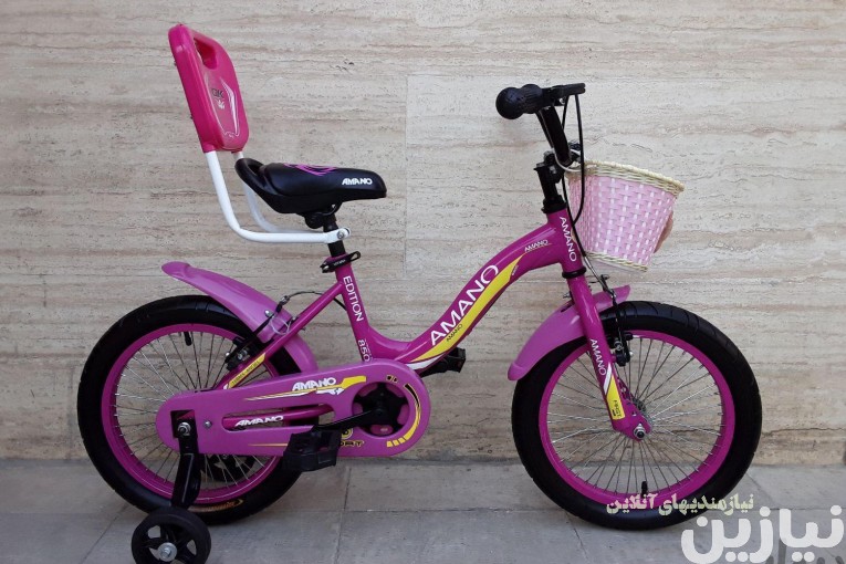دوچرخه دخترانه سایز ۱۶ واقعا در حد نو