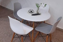 میز و صندلی پلاستیکی ناهارخوری مدرن(ناهار خوری )